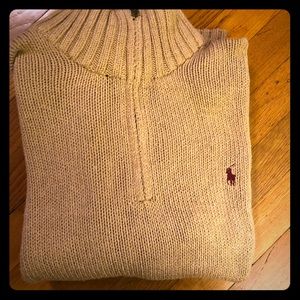 Men’s Tan Ralph Lauren Polo Sweater size L